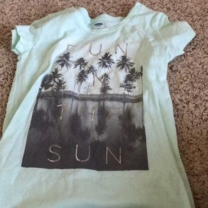 Blue and grey kid’s shirt